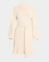 Paige Julita Belted Sweater Dress In Latte Foam