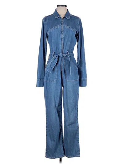 Pre-owned Paige Jumpsuit In Blue