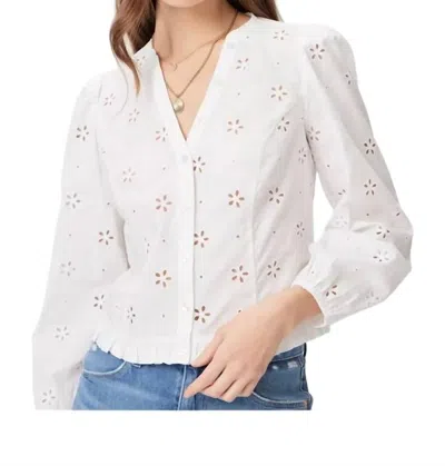 Paige Juno Blouse In White