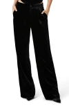 PAIGE PAIGE KARA VELVET WIDE LEG PANTS