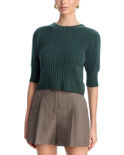 Paige Kato Cashmere Crewneck Sweater In Green