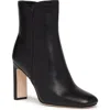 Paige Women's Kaya Rounded Square Toe High Heel Ankle Boots In Black