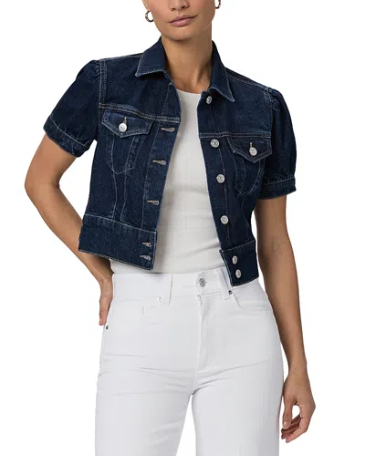 PAIGE KENDRA PUFF SLEEVE DENIM JACKET
