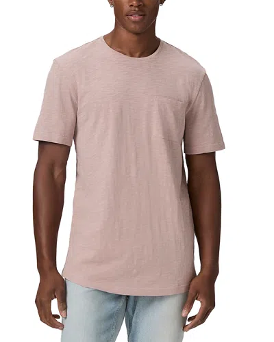 Paige Kenneth Crewneck Tee In Pink