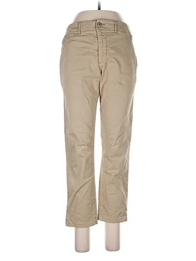 Pre-owned Paige Khaki Pant In Brown