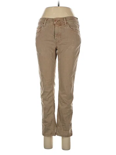 Pre-owned Paige Khaki Pant In Brown