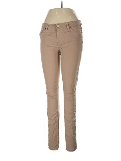 Pre-owned Paige Khaki Pant In Brown