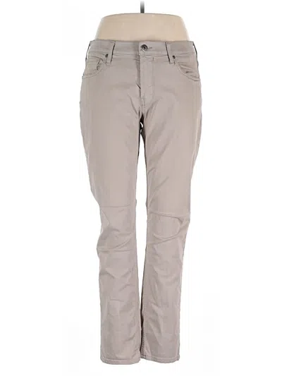 Pre-owned Paige Khaki Pant In Brown