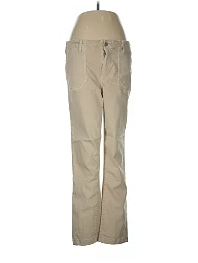 Pre-owned Paige Khaki Pant In Brown