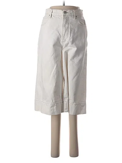 Pre-owned Paige Khaki Pant In Silver