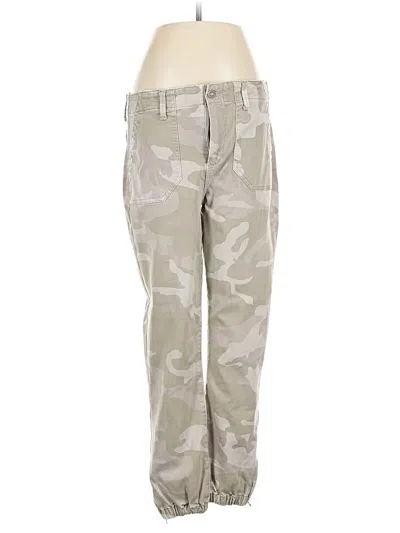 Pre-owned Paige Khaki Pant In Silver