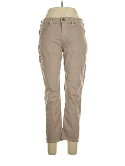 Pre-owned Paige Khaki Pant In Tan