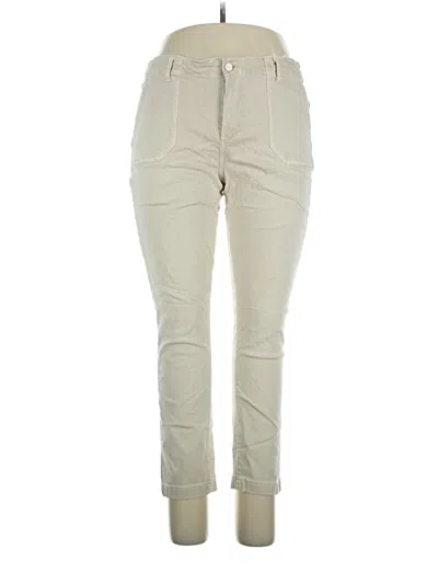 Pre-owned Paige Khaki Pant In Tan
