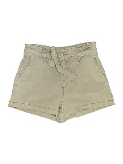Paige Khaki Shorts In Gray