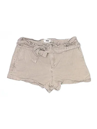 Pre-owned Paige Khaki Shorts In Tan