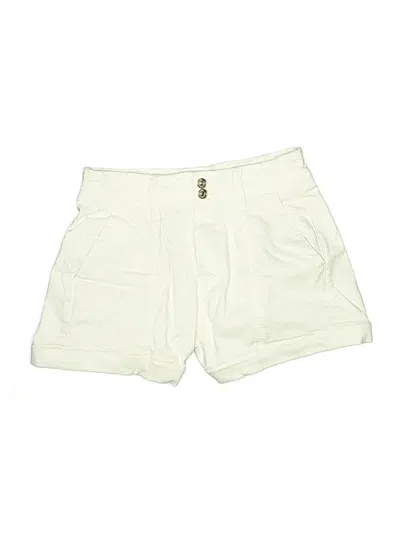 Pre-owned Paige Khaki Shorts In White