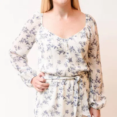 Paige Kiki Dress In Deep Cobalt In Multi