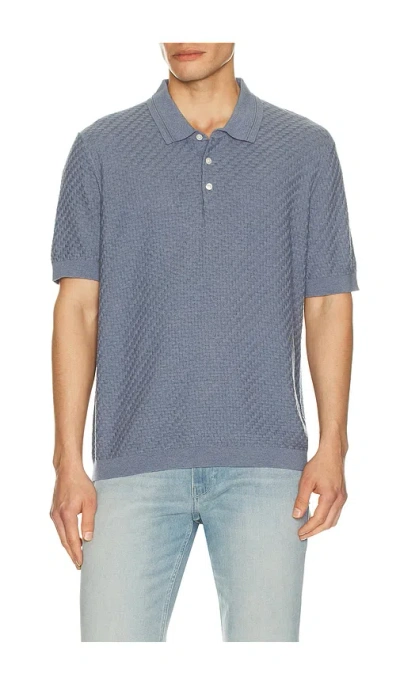 Paige Kiko Sweater Polo In Blue
