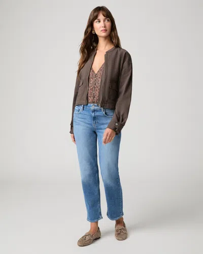 Paige Kiran Jacket In Mahogany