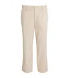 Paige Tapered-leg Denim Jeans In Ivory