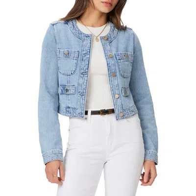 PAIGE PAIGE KIYA CROP DENIM JACKET