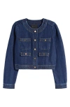 Paige Kiya Tailored Denim Jacket In Michiru