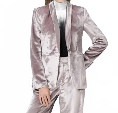 Paige Kriselle Blazer In Pewter Velvet