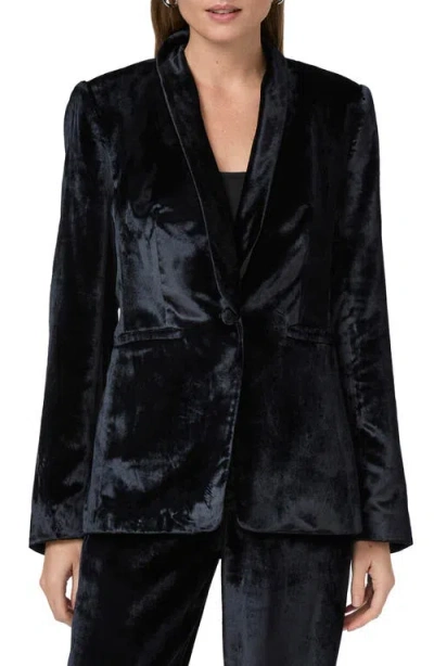 Paige Kriselle Velvet Blazer In Midnight