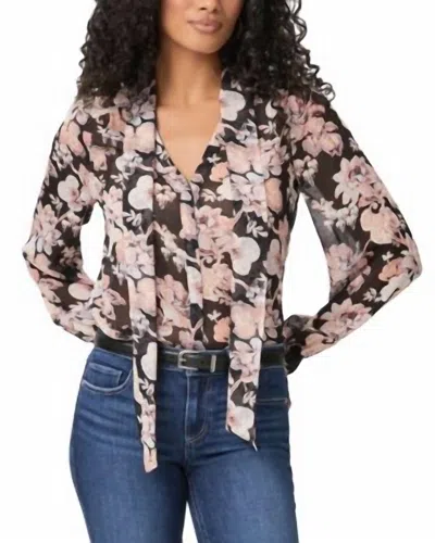 Paige Kirstie Blouse In Black Mulit In Multi