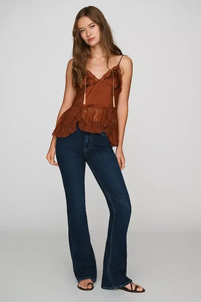 Paige Laurel Canyon 32" High-rise Bootcut Jeans In Blue