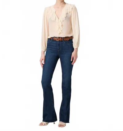 Paige Laurel Canyon High Rise Bootcut Jean In Berlin In Blue