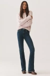 Paige Laurel Canyon High-rise Bootcut Jeans In Blue