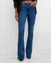 Paige Laurel Canyon High Waist Flare Jeans In A Capella