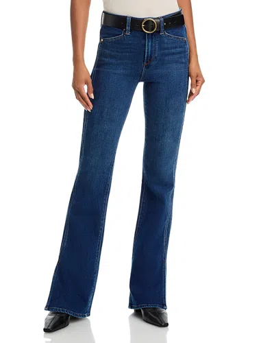 Paige Laurel Canyon High Rise Jeans In Desolate In Blue