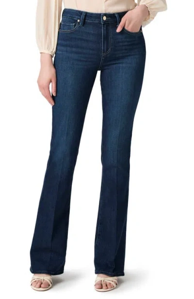 Paige Laurel Canyon High Waist Bootcut Jeans In Blue