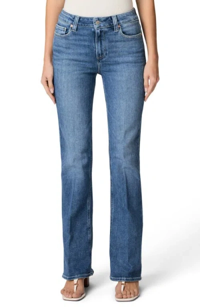 Paige Laurel Canyon High Waist Bootcut Jeans In Blue