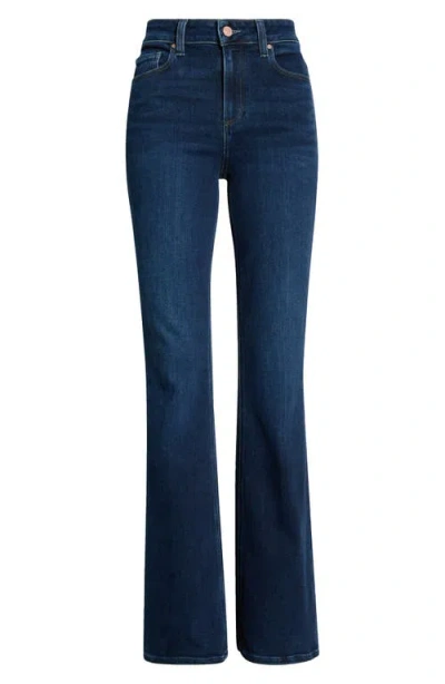 Paige Laurel Canyon High Waist Bootcut Jeans In Blue