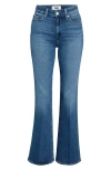 Paige Laurel Canyon High Waist Bootcut Jeans In Blue