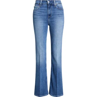 Paige Laurel Canyon High Waist Bootcut Jeans In Blue