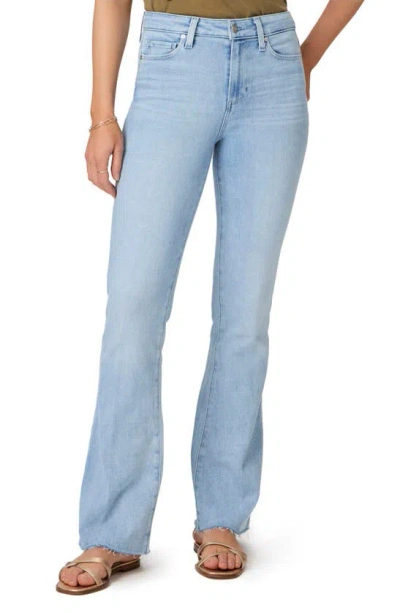 Paige Laurel Canyon High Rise Flare Jeans In Shooting Star