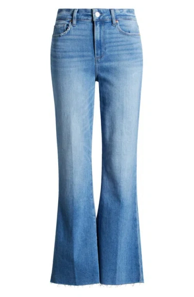 Paige Laurel Canyon Raw Hem Bootcut Jeans In Mesmerize