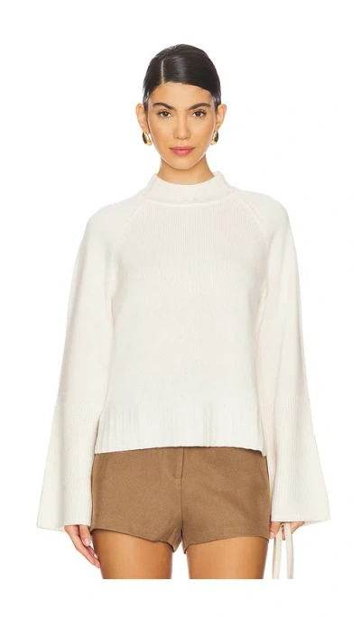 Paige Laurel Sweater In Ivory