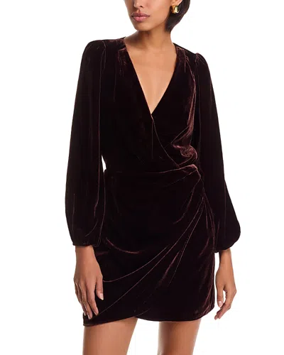 PAIGE LAWRY FAUX WRAP MINI DRESS