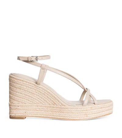 Paige Leather Marlowe Wedge Sandals 105