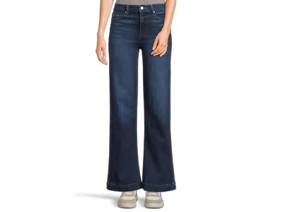 Paige Manhattan Mid-rise Bootcut Jeans In Blue