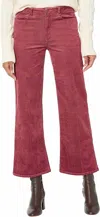 PAIGE LEENAH ANKLE JEANS IN DUSTED BERRY