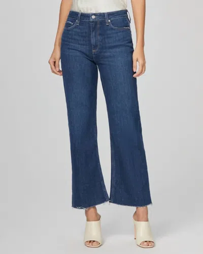 Paige Leenah Ankle Jeans In Gracie Lou In Blue