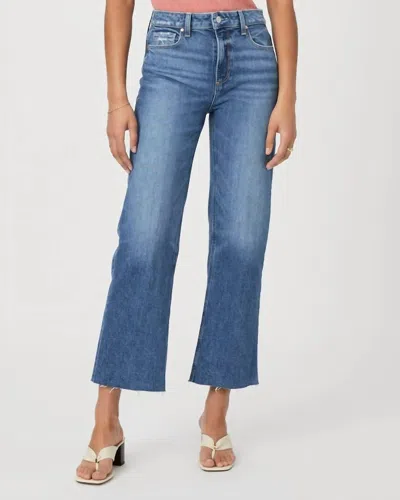 Paige Leenah Ankle Wide Leg Jean In Familia