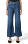 Paige Leenah Ankle Wide Leg Jeans In Blue