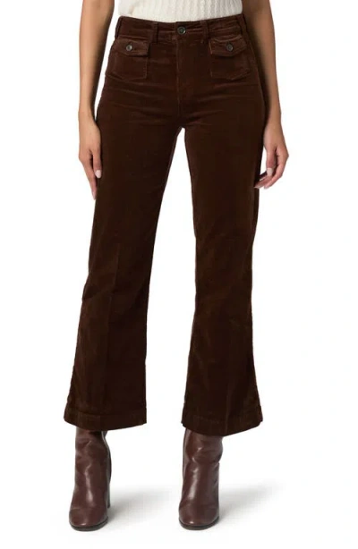 Paige Leenah Corduroy Ankle Pants In Brown